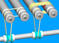 Polyurethane oring belts