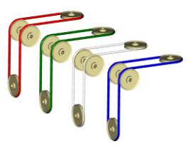 Postal urethane round belts