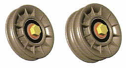 Stackable idler pulleys and sheaves